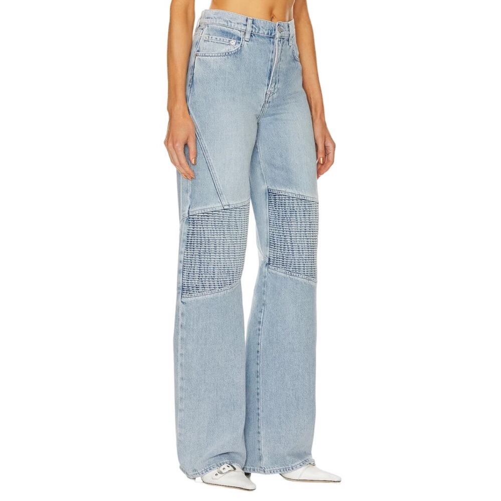 GRLFRND Mariah Wide Leg Racer Jean Coast Highway Size:25 NWOT